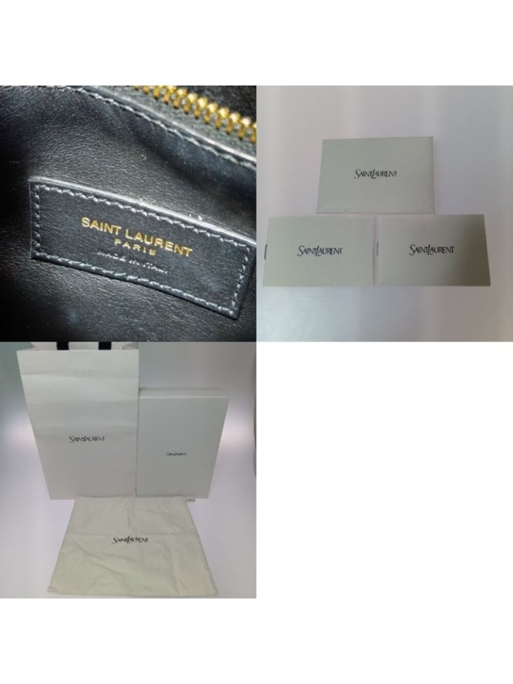 Saint Laurent Shoulder Bag Soft 713938.0924 Black - Picture 10 of 10